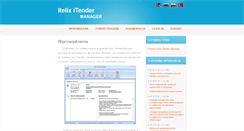 Desktop Screenshot of itendermanager.itelix.pl